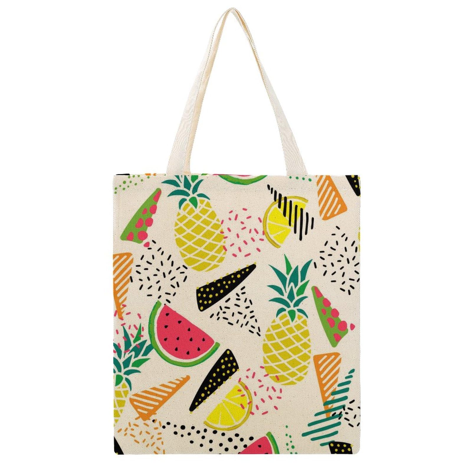 Amazon.co.jp: トートバッグ 食べ物柄 果物 フルーツ エコバッグ